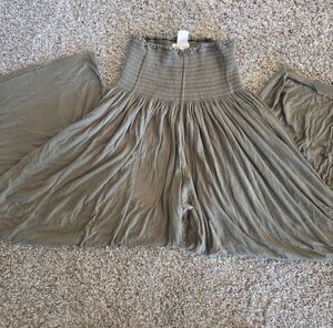 NATURAL LIFE Olive Palazzo Pants